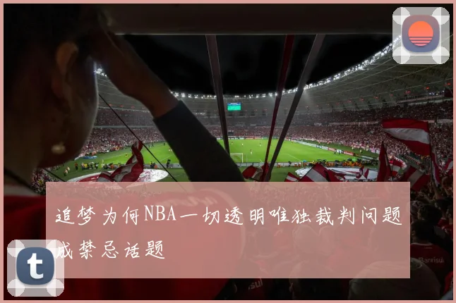 追梦为何NBA一切透明唯独裁判问题成禁忌话题
